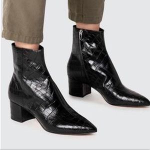 Dolce Vita BEL WOMENS PATENT LEATHER ANKLE BOOTS